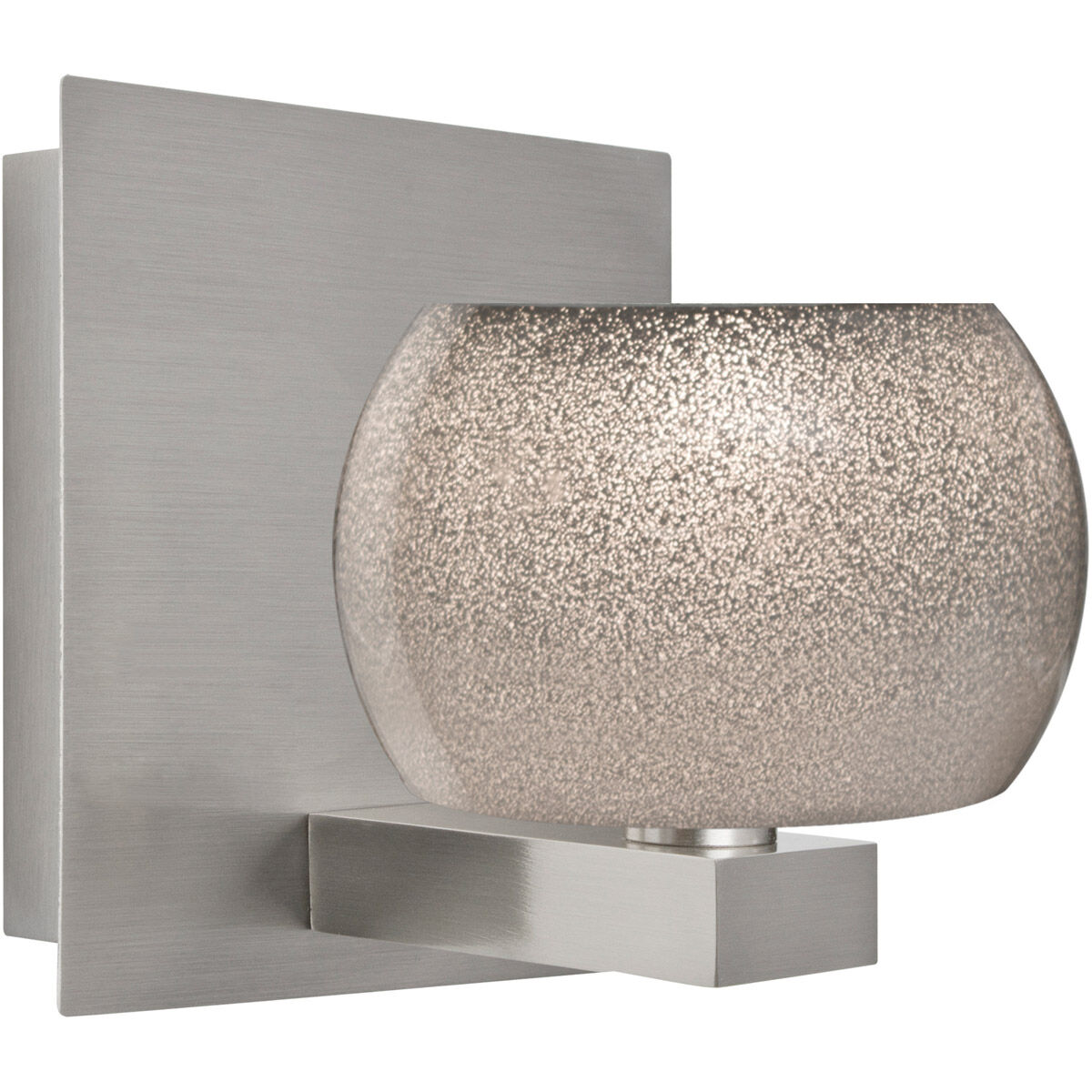Keno 1 Light Satin Nickel Vanity Light Wall Light
