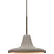 Modus LED Bronze Cord Pendant Ceiling Light in Tan Concrete
