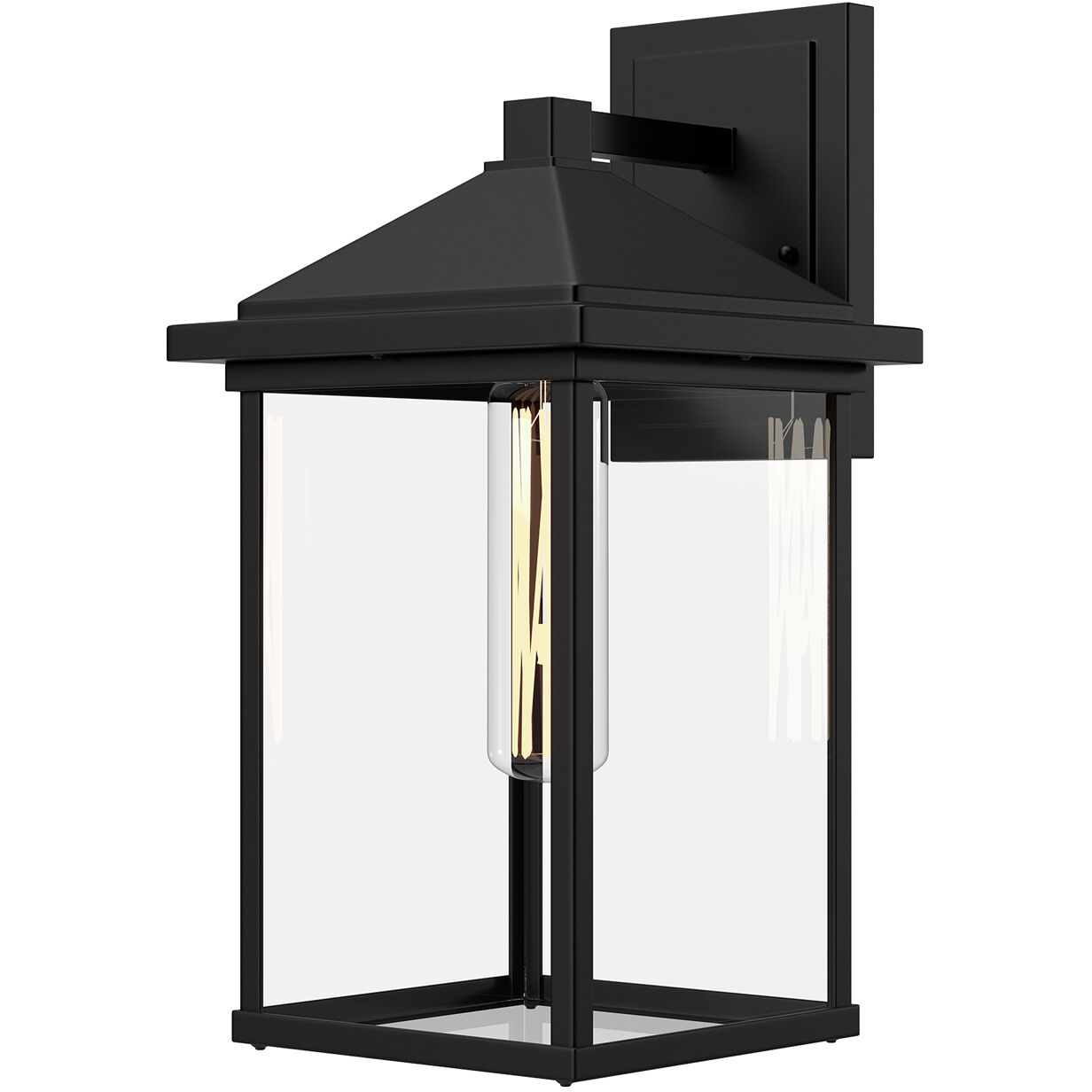 Alora Mood Larchmont 1 Light 12.5 inch Textured Black Exterior Wall Sconce