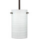 Tamburo 5 LED Bronze Stem Pendant Ceiling Light