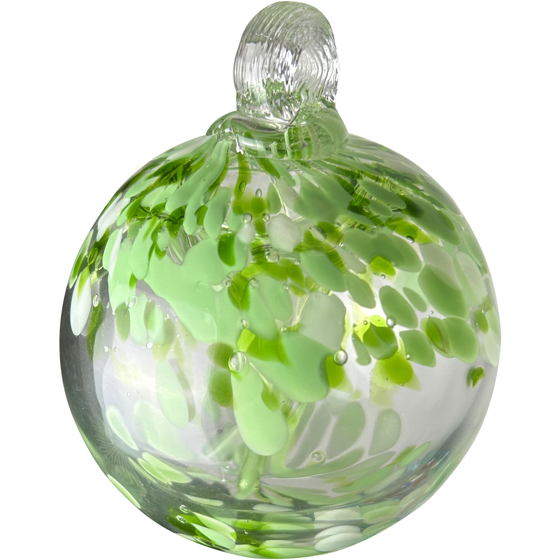 Celtic Green Art Glass Ornament