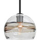 Spirit 8 1 Light Black Stem Pendant Ceiling Light