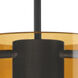 Scope 1 Light Black Cord Pendant Ceiling Light