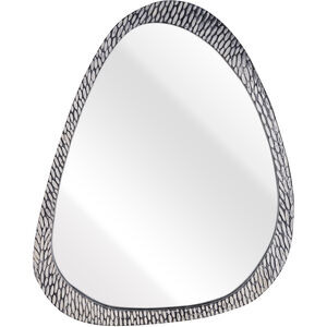 Morris 31 X 25 inch Graywash with Clear Wall Mirror
