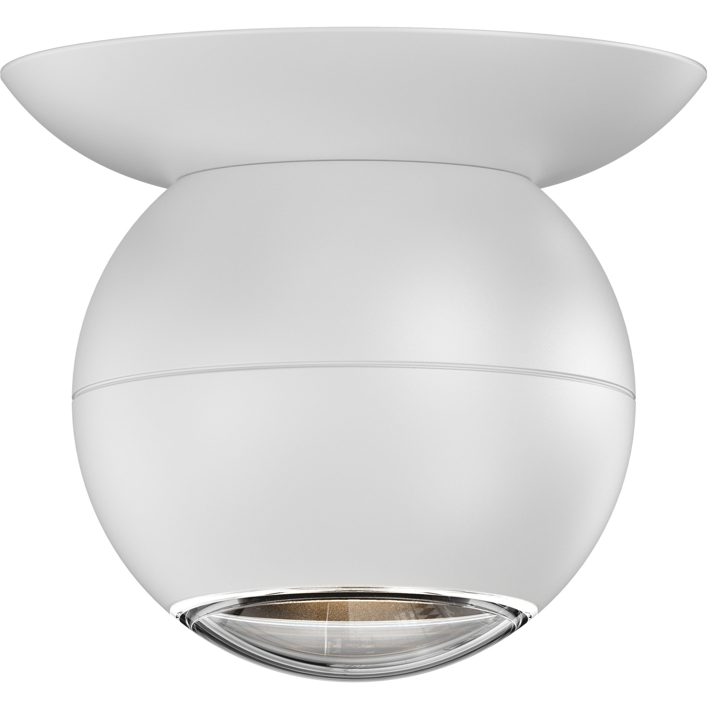 Hemisphere 1 Light 4.00 inch Flush Mount