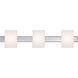 Tito 3 Light 23 inch Chrome Vanity Light Wall Light