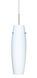 Suzi LED Satin Nickel Pendant Ceiling Light in Opal Matte Glass