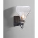 Melo LED 7 inch Black Wall Sconce Wall Light