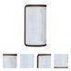 3079 Series 1 Light 9.5 inch Bronze Outdoor Sconce, Costaluz