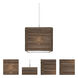 Kirk 12 LED Satin Nickel Cord Pendant Ceiling Light
