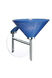 Kona LED 6 inch Chrome Mini Sconce Wall Light in Blue Starpoint Glass
