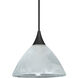 Domi LED Black Cord Pendant Ceiling Light