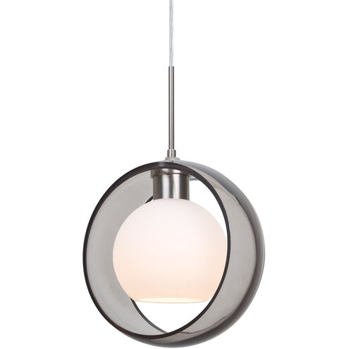 Mana 1 Light Satin Nickel Cord Pendant Ceiling Light