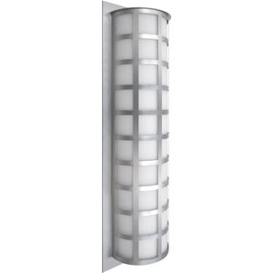 Scala 28 LED 27 inch Silver Outdoor Sconce