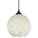 Coco 8 LED Black Outdoor Pendant