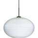 Pape 10 LED Black Cord Pendant Ceiling Light