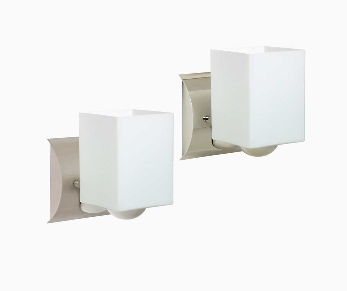 Rise 1 Light 5 inch Satin Nickel Mini Sconce Wall Light in Incandescent