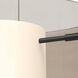 Pahu 12 LED Black Cable Pendant Ceiling Light