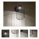 Sultana LED 15.2 inch Black Outdoor Sconce