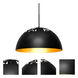 Gordy LED Black Cord Pendant Ceiling Light