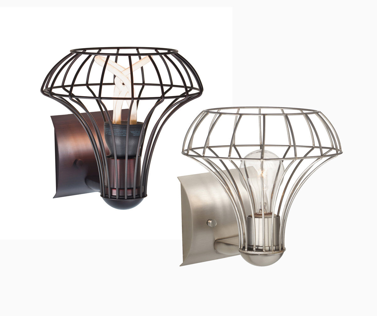 Spezza 1 Light 7 inch Satin Nickel Wall Sconce Wall Light