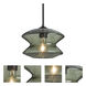Zen 1 Light Black Cord Pendant Ceiling Light