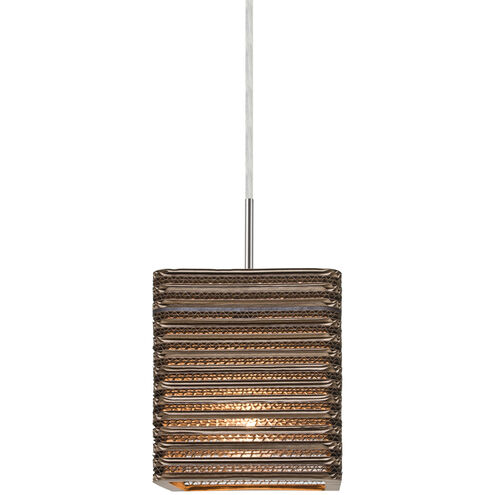 Kirk 6 LED Satin Nickel Cord Pendant Ceiling Light