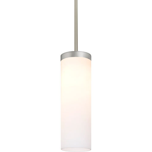 Friz 1 Light Satin Nickel Pendant Ceiling Light
