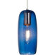 Pinot 9 1 Light Satin Nickel Cord Pendant Ceiling Light