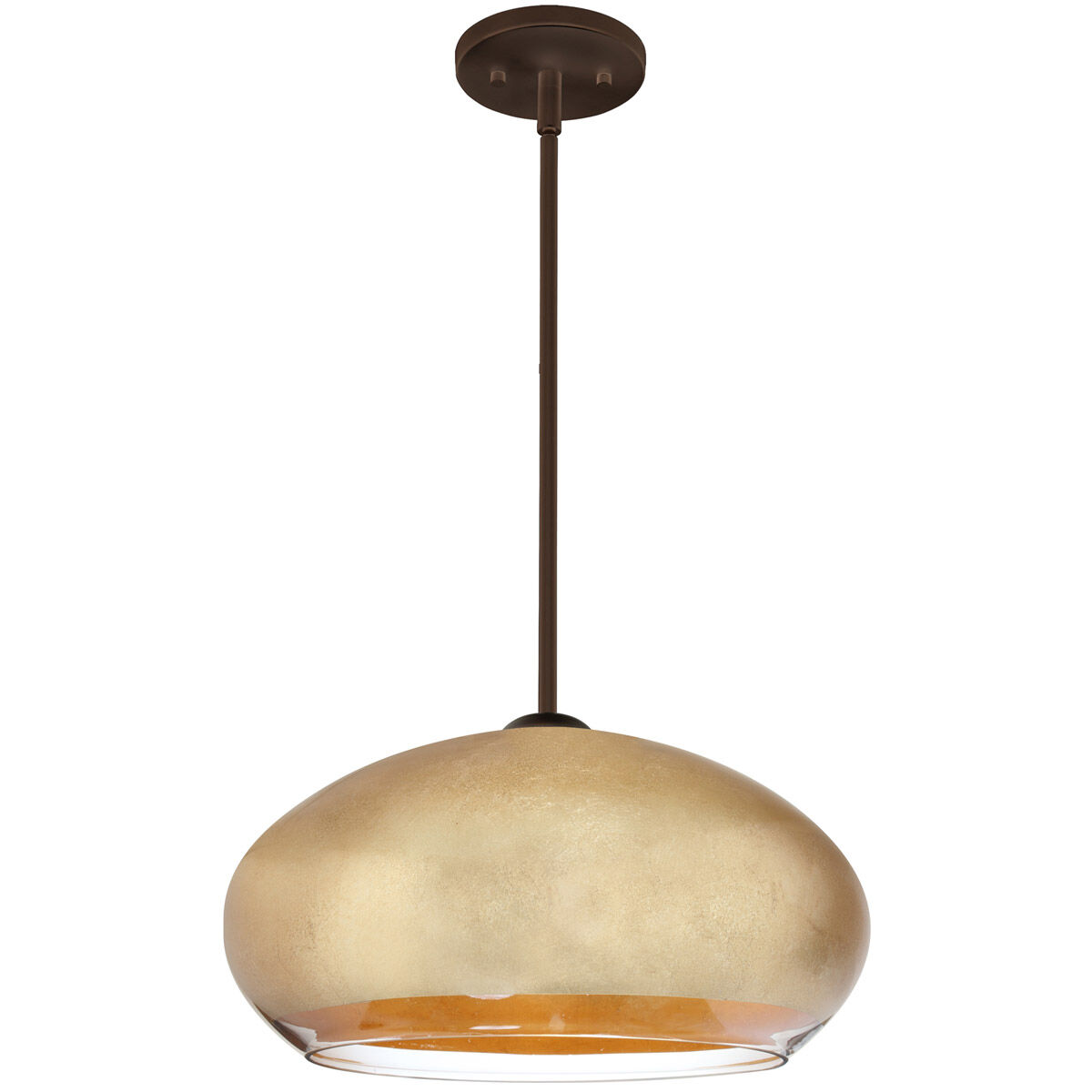 Brio 14 LED Bronze Stem Pendant Ceiling Light