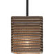 Kirk 6 LED Black Stem Pendant Ceiling Light