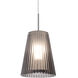 Dion 1 Light Black Cord Pendant Ceiling Light