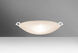 Sonya 13 LED 13 inch White Flush Mount Ceiling Light in Glitter Glass