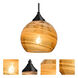 Jilly 1 Light Black Cord Pendant Ceiling Light