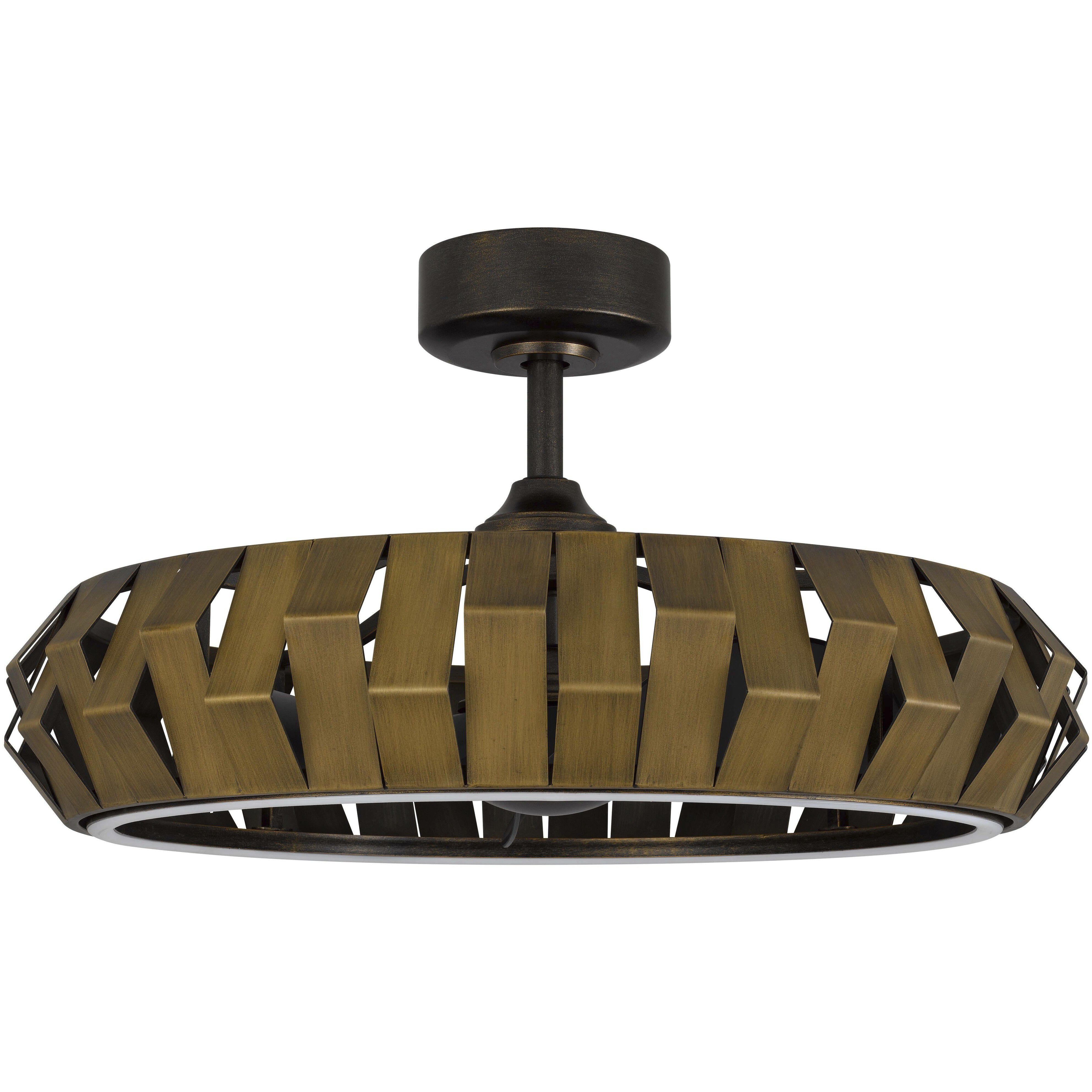 Hilo 30.5 inch Bronze Patina Ceiling Fan Light