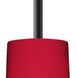 Camino 1 Light Black Cord Pendant Ceiling Light