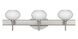 Lasso LED 23 inch Satin Nickel Vanity Lighting Wall Light in Opal Matte Glass