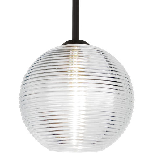 Kristall 8 1 Light Black Cord Pendant Ceiling Light