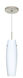 Suzi LED Satin Nickel Pendant Ceiling Light in Opal Matte Glass