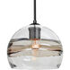 Spirit 8 1 Light Black Cord Pendant Ceiling Light