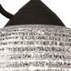 Kristall 8 LED Black Cord Pendant Ceiling Light