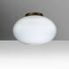 Pape 12 LED 11.75 inch Bronze Semi-Flush Mount Ceiling Light