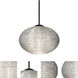 Lasso 1 Light Black Cord Pendant Ceiling Light