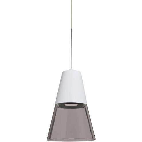 Timo 6 LED Satin Nickel Cord Pendant Ceiling Light