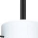 Stilo 9 1 Light Black Stem Pendant Ceiling Light