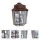 3028 Series 1 Light 10 inch Bronze Outdoor Sconce, Costaluz