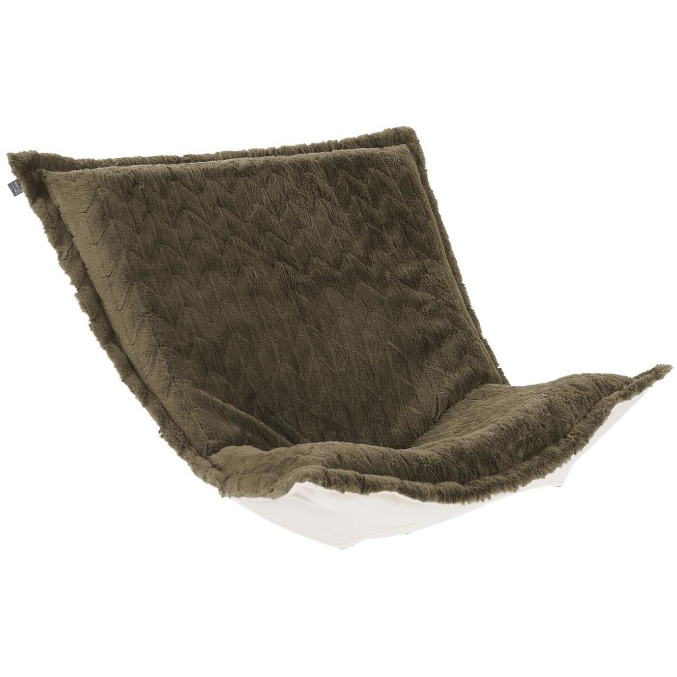 Puff 40 inch Angora Moss Cushion