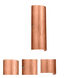 Torre 18 LED 7 inch Satin Nickel ADA Wall Sconce Wall Light in Copper Foil Glass
