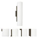 Darci 16 2 Light 5 inch Bronze ADA Wall Sconce Wall Light in Incandescent
