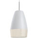 Abu 12 1 Light Satin Nickel Cord Pendant Ceiling Light